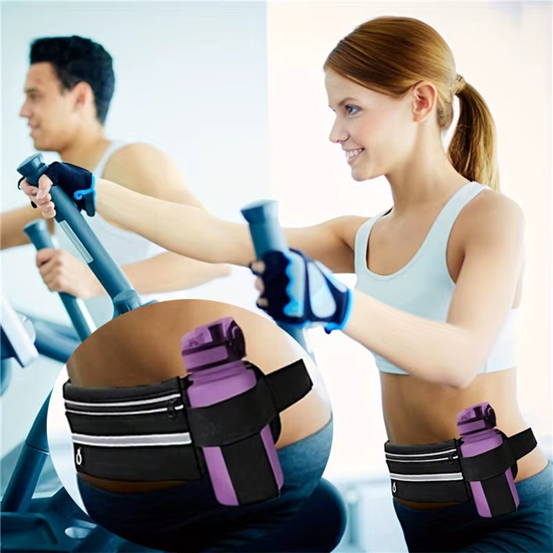 Versatile Sport Running Waist Bag - Comfortable Fanny Pack for Gym, Cycling & Outdoor Activities, Perfect Phone Case & Safety Tape Included!