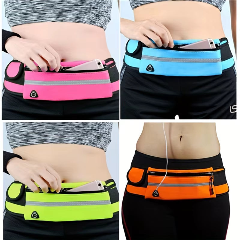 Versatile Sport Running Waist Bag - Comfortable Fanny Pack for Gym, Cycling & Outdoor Activities, Perfect Phone Case & Safety Tape Included!